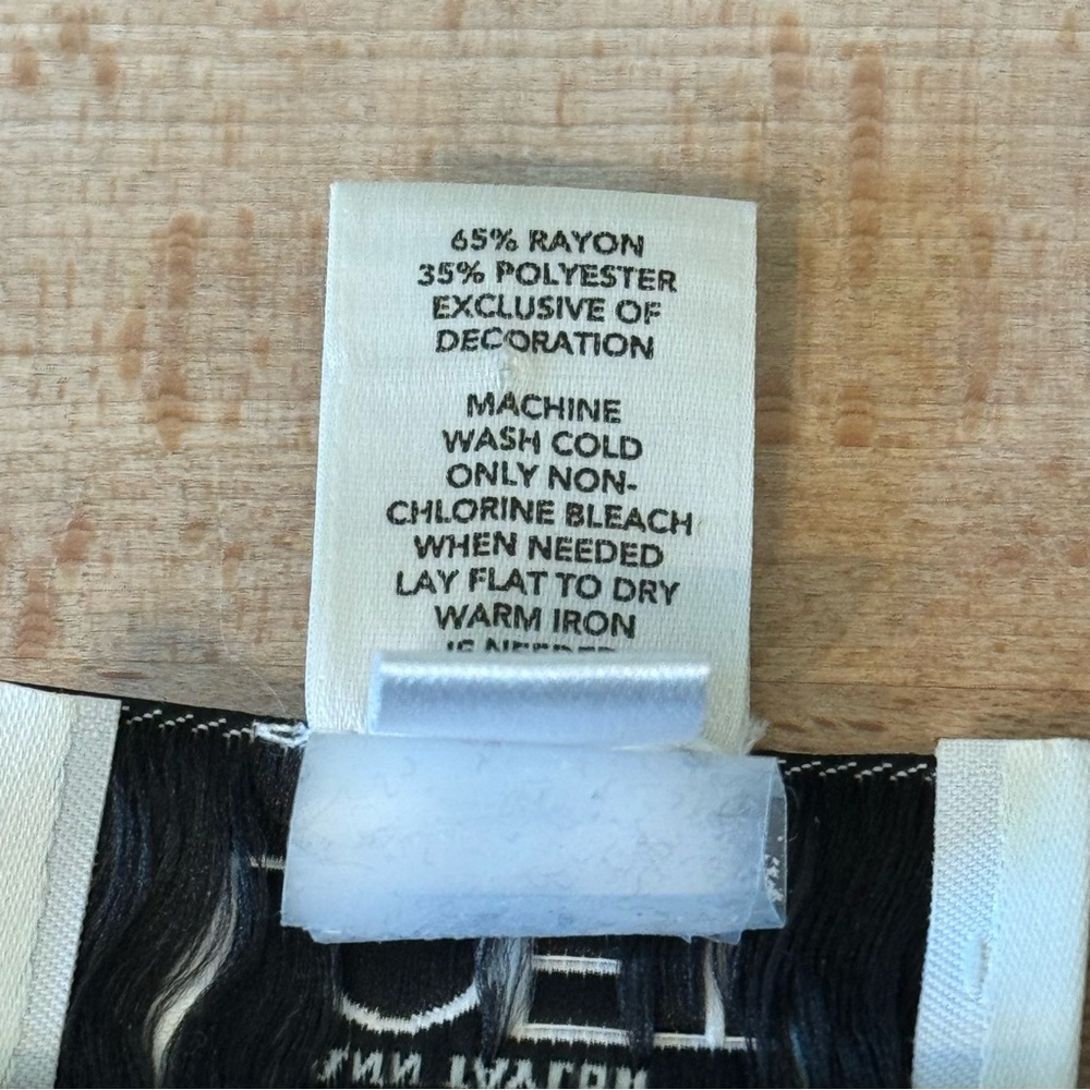 LOFT Ann Taylor Black Embroidered Midi Sleeveless Dress V-Neck Waist Tie Size 10 - Picture 10 of 13